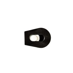 Зажим для шнура 4 мм KL цвет Чёрный + Белый (поштучно)  в Химках