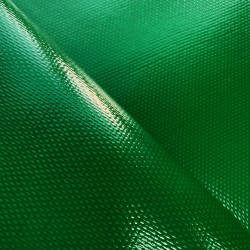 Ткань ПВХ 600 гр/м2 плотная, Зелёный (Ширина 150см), на отрез  в Химках