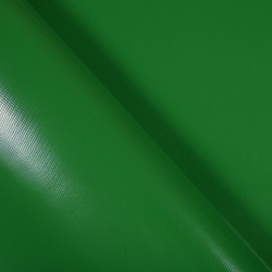 Тентовый материал ПВХ 450 гр/м2, Зелёный (Ширина 160см), на отрез  в Химках, 450 г/м2, 799 руб
