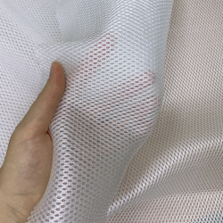Сетка 3D трехслойная Air mesh 160 гр/м2, цвет Белый (на отрез)  в Химках
