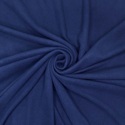 Флис Односторонний 130 гр/м2, цвет Темно-синий (на отрез)  в Химках