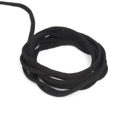 Шнур для одежды 4,5 мм, цвет Чёрный (на отрез)  в Химках