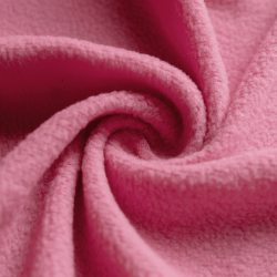 Флис Односторонний 130 гр/м2, цвет Розовый (на отрез)  в Химках