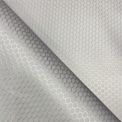 Ткань Оксфорд 300D PU Рип-Стоп СОТЫ, цвет Светло-Серый (на отрез)  в Химках