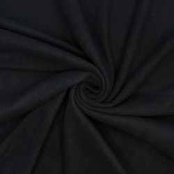 Флис Односторонний 130 гр/м2, цвет Черный (на отрез)  в Химках