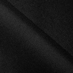 Прорезиненная ткань Оксфорд 600D ПВХ, Черный (на отрез)  в Химках