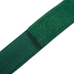 Контактная лента 40мм (38мм) цвет Зелёный (велькро-липучка, на отрез)  в Химках