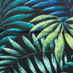 Интерьерная ткань Дак (DUCK), принт &quot;Тропические листья&quot; (на отрез)  в Химках