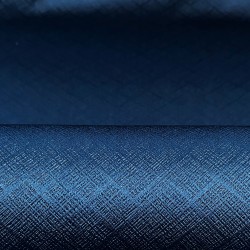 Ткань Блэкаут для штор светозатемняющая 100% &quot;Орнамент Синий&quot; (на отрез)  в Химках